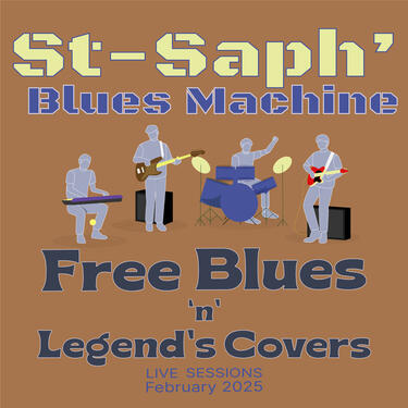 Free Blues n Legends's Covers - St-Saph' Blues Machine Album